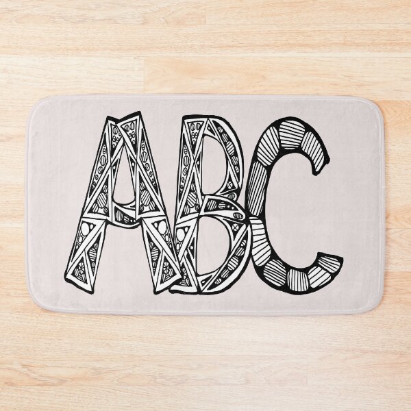 Item preview, Tall Black and White ABC designed and sold by KazM.