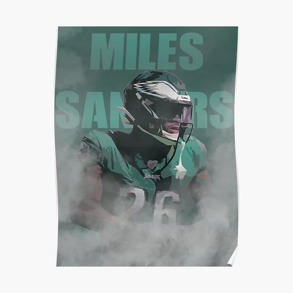 Rinkha Miles Sanders Football Edit Tapestries Eagles T-Shirt