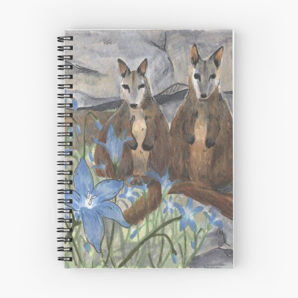 Item preview, Wallabies & Royal Bluebells designed and sold by ddanyen.