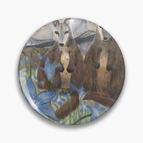 Item preview, Wallabies & Royal Bluebells designed and sold by ddanyen.