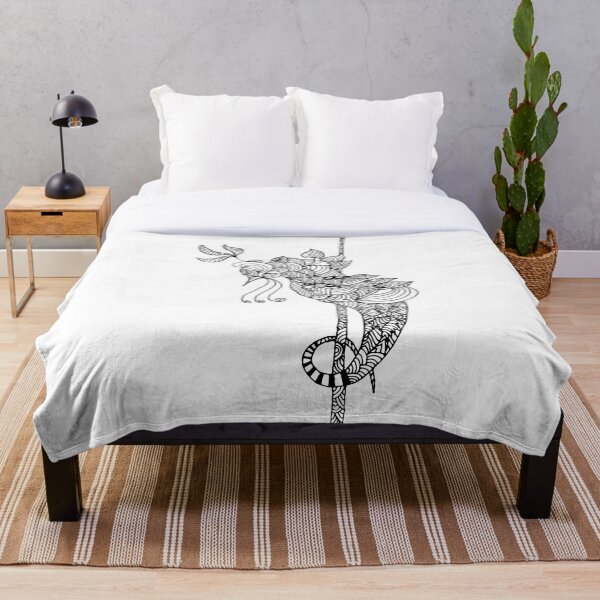 Aperçu de l'œuvre Hippocampe de Zentangle créée et vendue par DigitalCaffeine.