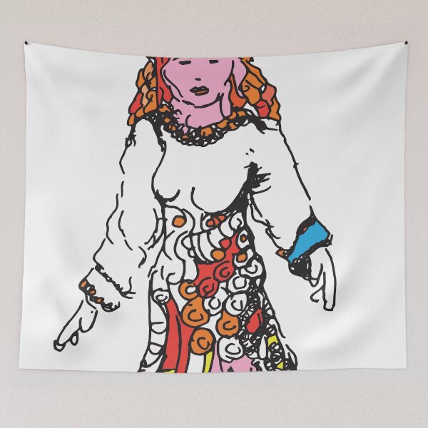 Item preview, The Statue Changed from Green to Pink, TeresaTown at Redbubble 2020 designed and sold by Mark Stansberry.