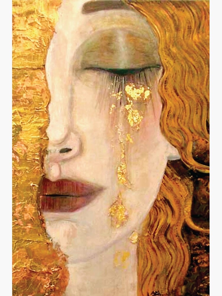 Gustav Klimt | The Golden Tear by badguyduh