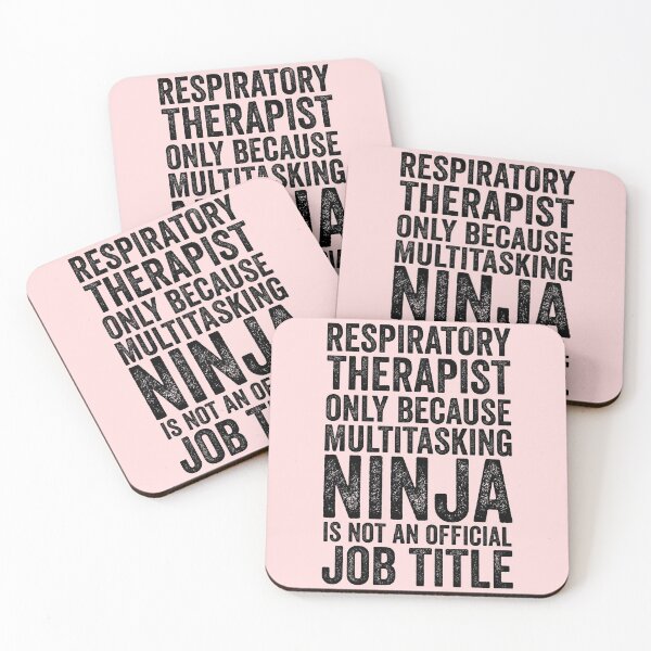 Item preview, Respiratory Therapist Only Because Multitasking Ninja Is Not An Official Job Title designed and sold by kamrankhan.