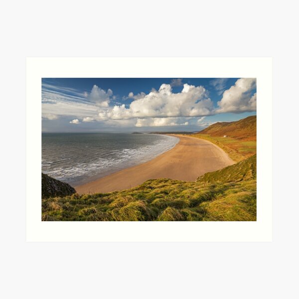 Rhossili Bay, Gower Art Print