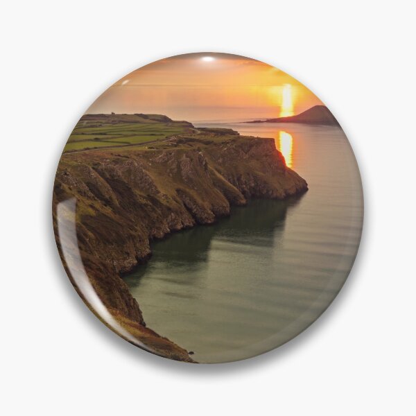 Item preview, Sunset over Worms Head, Rhossili Bay designed and sold by Dan Santillo.