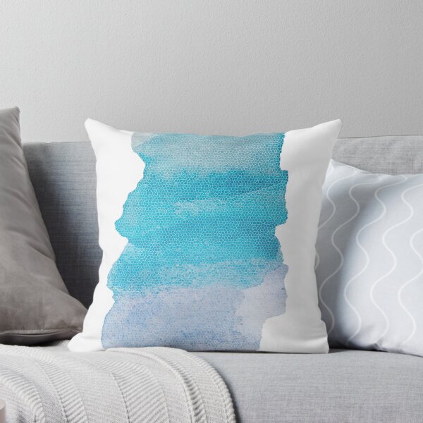 Cool winter themed artwork. Throw Pillow
