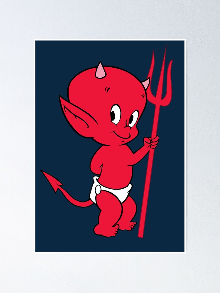 &amp;quot;Hot Stuff The Little Devil Shirt, Sticker, Hoodie&amp;quot; Poster by TV-Eye-On ...