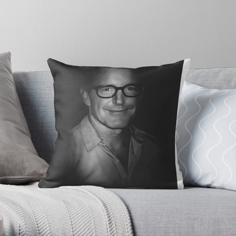Clark Gregg University Fanart Throw Pillow