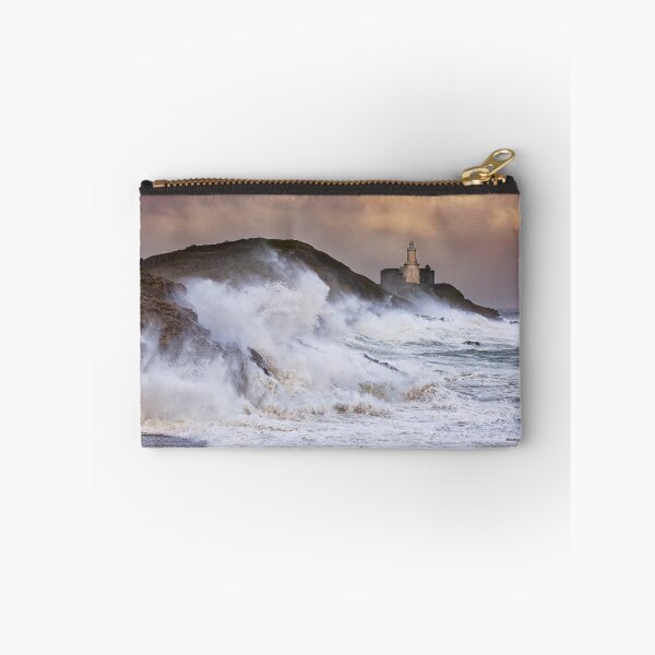 Item preview, Storm Ophelia at Mumbles Lighthouse designed and sold by Dan Santillo.