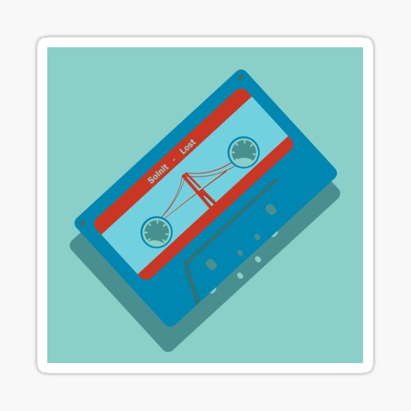 Lost Cassette Tape Sticker