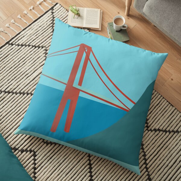 Golden Gate Floor Pillow