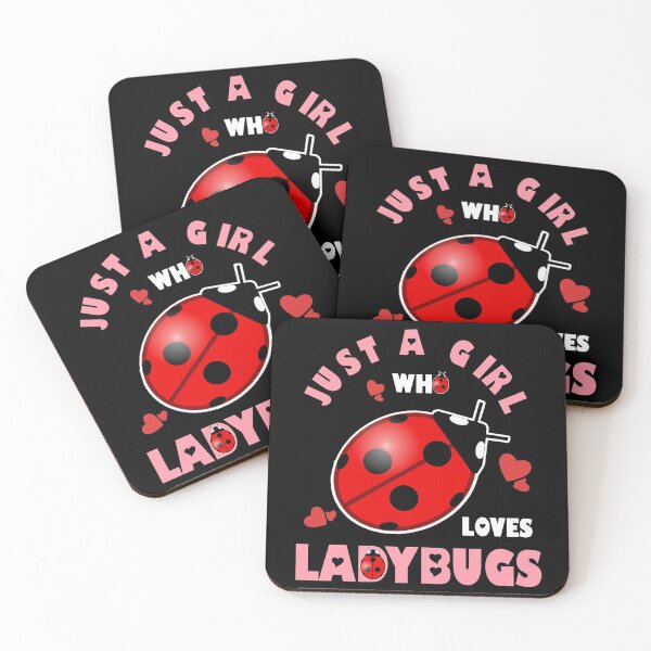 Item preview, Just A Girl Who Loves Ladybugs Ladybird Cute Bugs Lover Gift designed and sold by DanVsPOD.