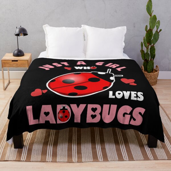 Item preview, Just A Girl Who Loves Ladybugs Ladybird Cute Bugs Lover Gift designed and sold by DanVsPOD.