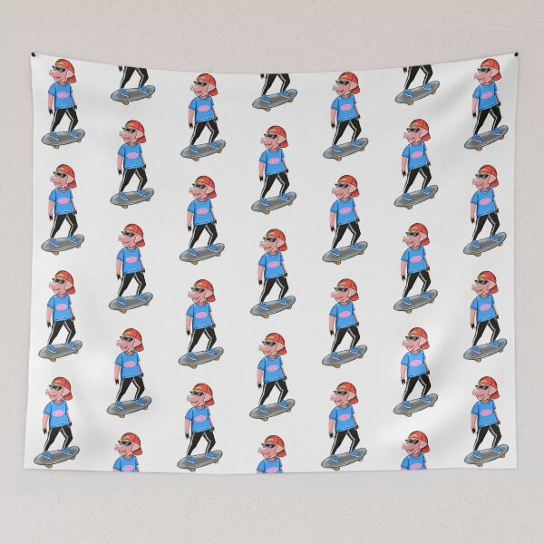 Item preview, pig skater designed and sold by Danysharipova.