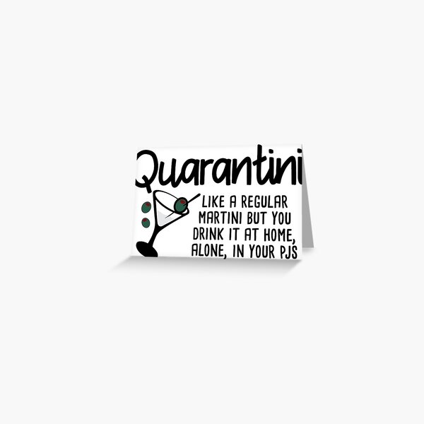 Quarantini Martini Funny Quote Quarantini Martini Funny Quote
