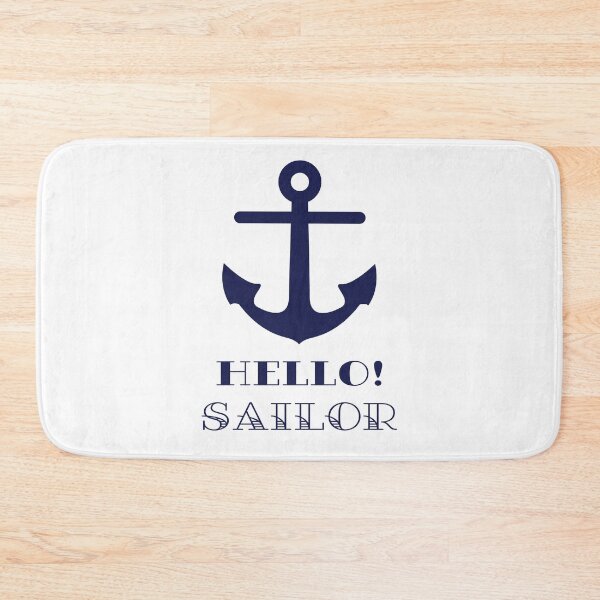 Item preview, Funny Naval Gift. Nautical Anchor Hello Sailor designed and sold by brodyquixote.