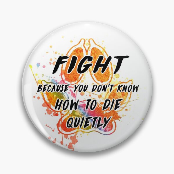 Item preview, Fight because you don't know how to die quietly (rainbow) designed and sold by Kitshunette.