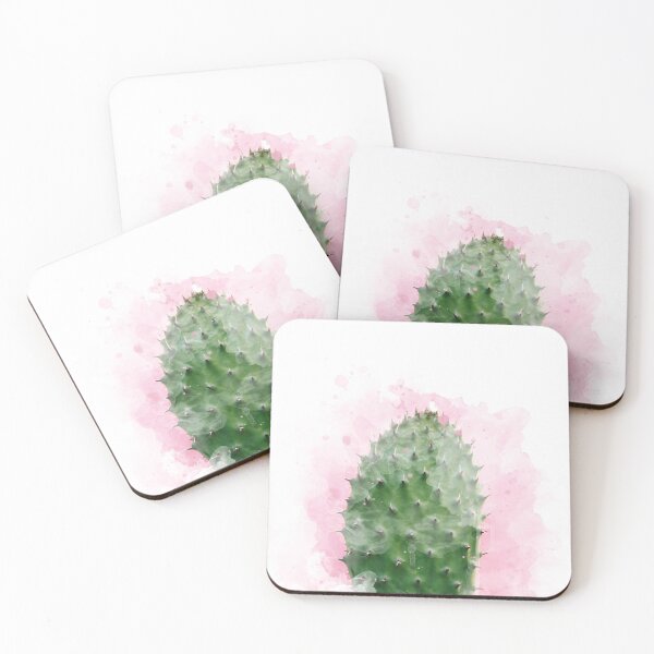 Item preview, Watercolor Cactus Pink Background  designed and sold by Danwelly.