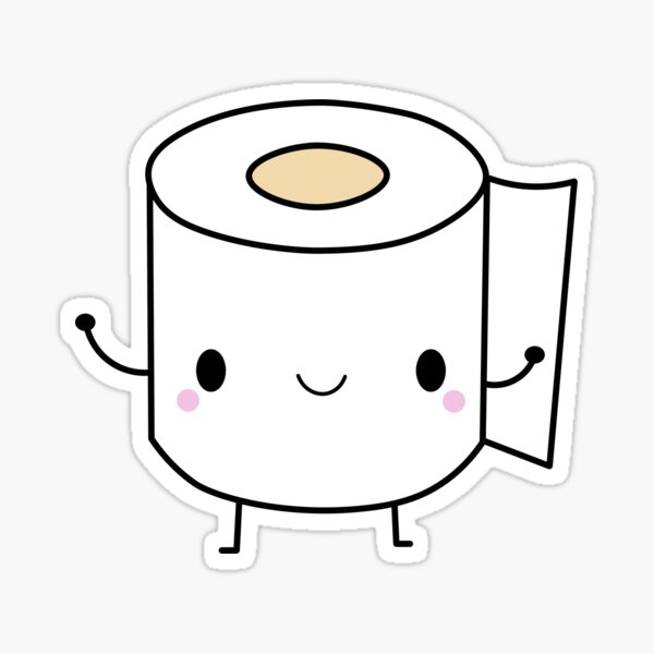 Super Toilet Paper Stickers Redbubble - evil toilet decal roblox