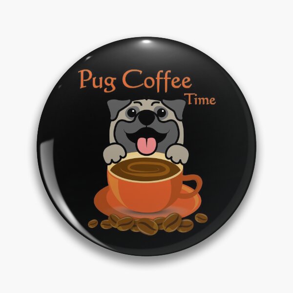 Item preview, Pug Coffee Time designed and sold by anbartshirts.