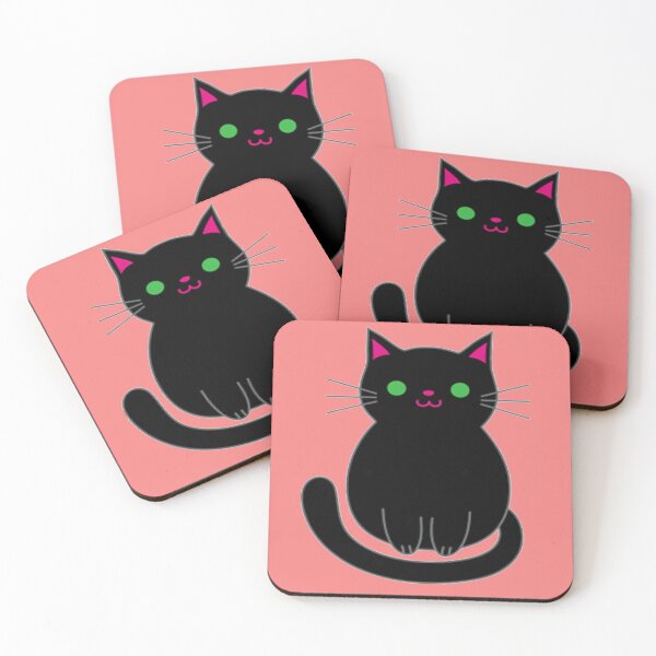 Item preview, black cat designed and sold by Aclothing.