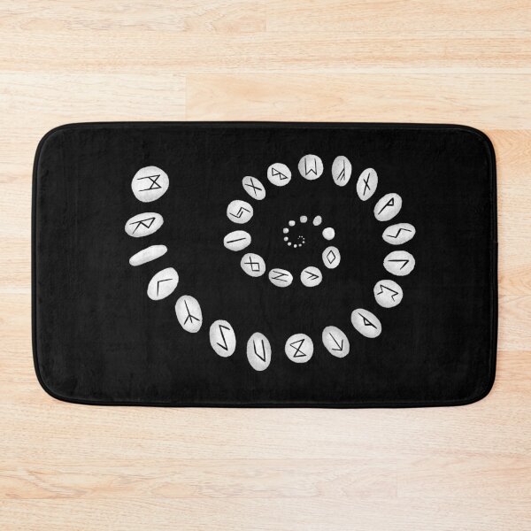 Item preview, Rune Pattern - Elder Futhark - Spiral Style designed and sold by MonoMano.