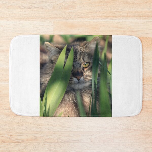 Item preview, Cute cat sitting in garden designed and sold by olena2552.