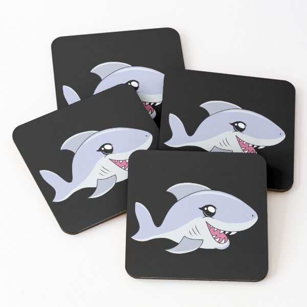 Item preview, Cute Kawaii Shark  designed and sold by ValentinaHramov.