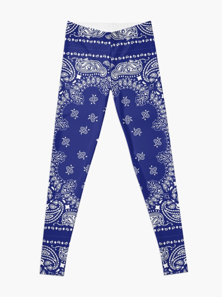 Blue Bandana  Leggings for Sale by FreeGoosie