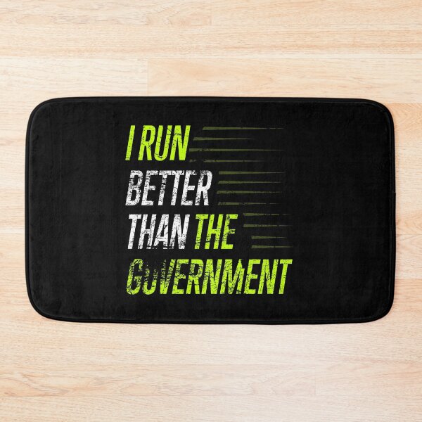Item preview, I Run Better Than Government Funny  Runner Gift   designed and sold by 2blackcherries.
