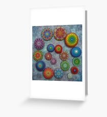 Mandala Stone Spiral Greeting Card