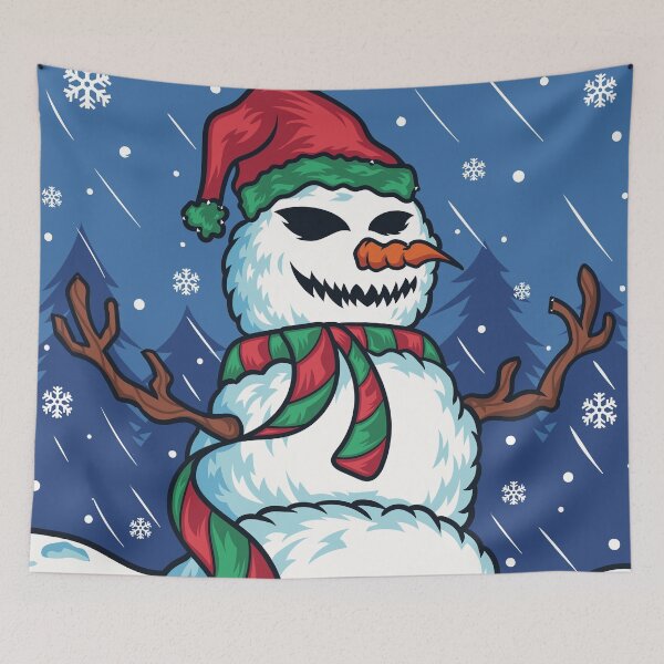 Item preview, Halloween Snowman designed and sold by Vector Scout Lab.