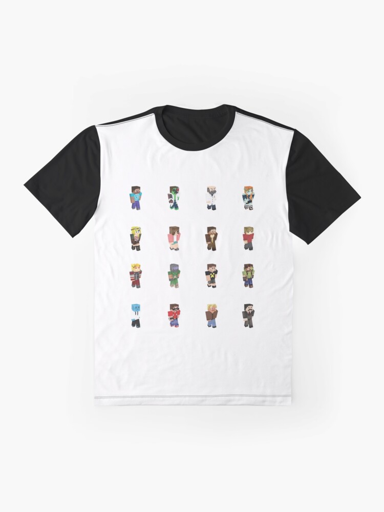 "Hermits of Hermitcraft!" Tshirt by brittbuzan Redbubble