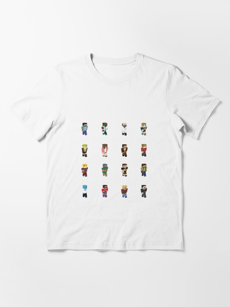 "Hermits of Hermitcraft!" Tshirt for Sale by brittbuzan Redbubble