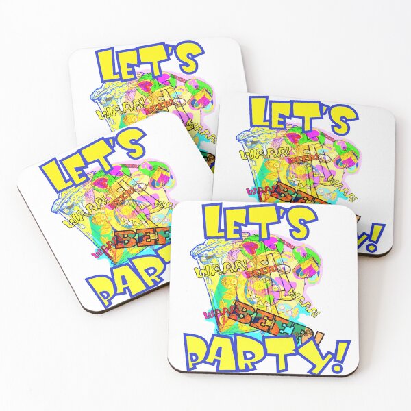 Item preview, Let's Party design for party animals designed and sold by paul edmondson.