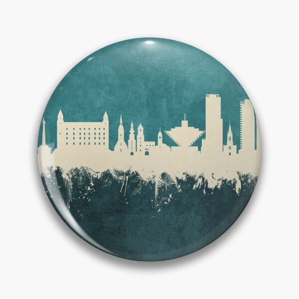 Item preview, Bratislava Slovakia Skyline designed and sold by ArtPrints.