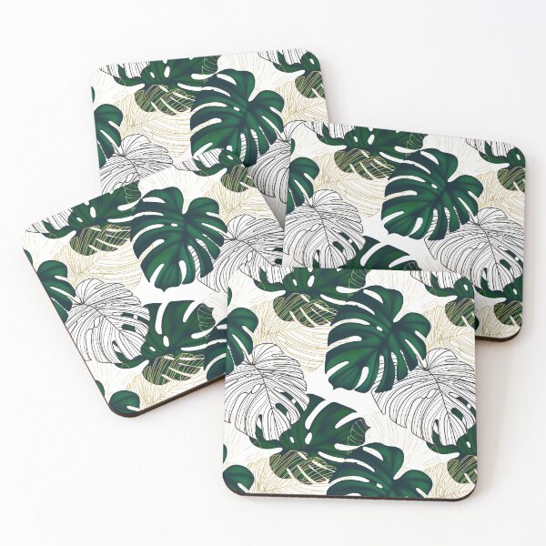 Item preview, Monstera gold line art designed and sold by Milatoo.