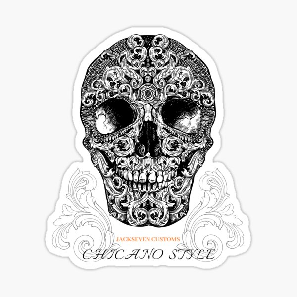 Artikel-Vorschau von Chicano Style - Mexico -Skull - JackSeven Customs, designt und verkauft von Jackseven.