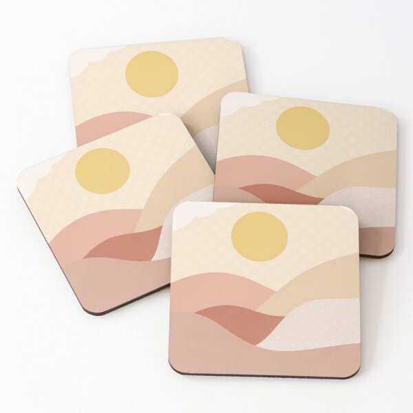 Item preview, Sunrise minimal landscape designed and sold by roseende.