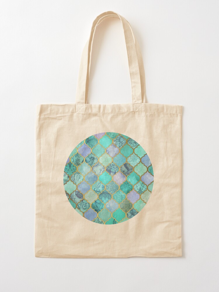 Society6 ケース Cool Jade & Icy Mint Decorative Moroccan Til Cool Jade & Icy Mint Decorative Moroccan Tile Pattern