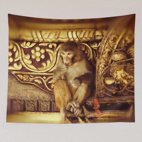 Item preview,  Nepali Assamese Monkey(Portrait)2 designed and sold by fr3spirit7.