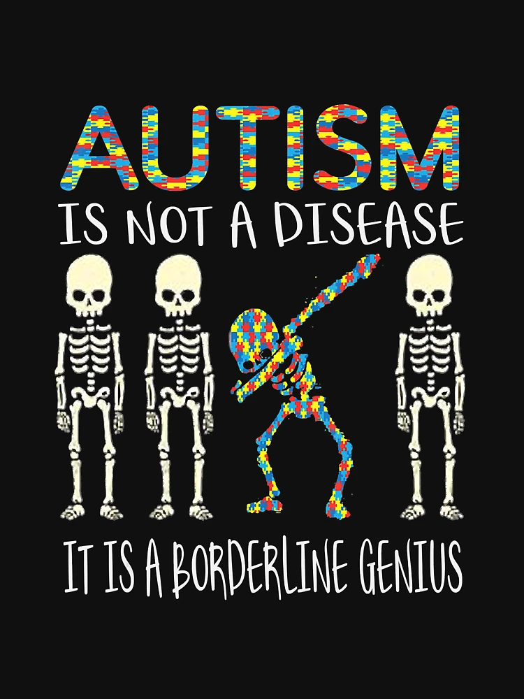 Vintage Autism Is Not A Disease It Is Borderline Genius Canvas