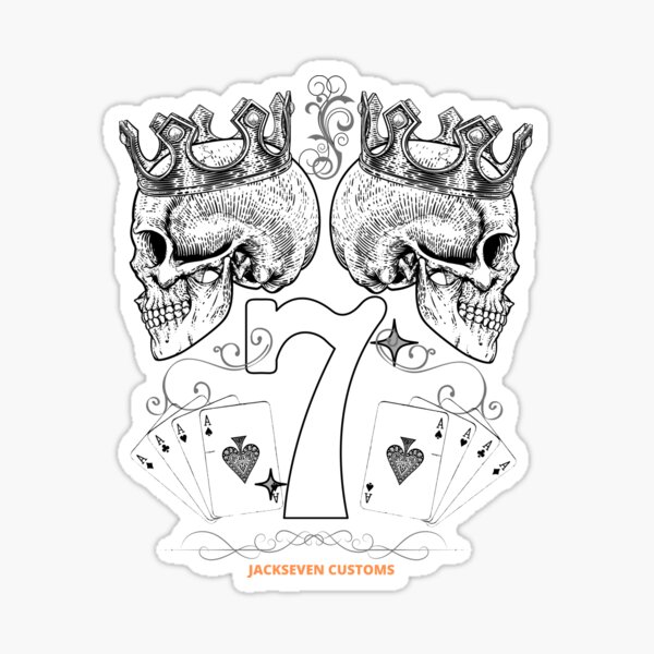 Artikel-Vorschau von Lucky seven 7 von JackSeven Customs, designt und verkauft von Jackseven.