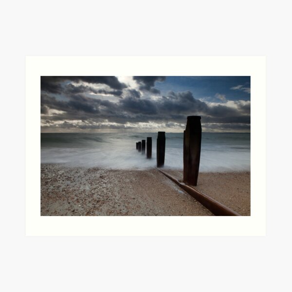Hayling Island Sea View Art Print