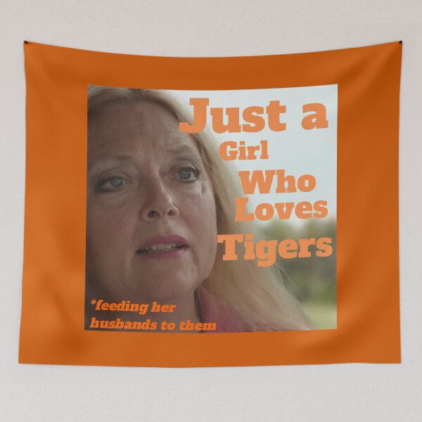 Item preview, Just a girl who loves tigers designed and sold by WeMadeOurWorld.