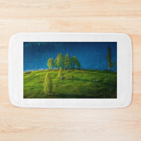 Item preview, Green hills during spring or summer. Beautiful mountain view at sunset or sunrise designed and sold by Alex2789.