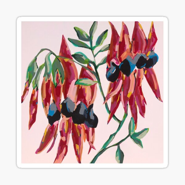 Item preview, Australian Sturt Desert Peas designed and sold by ReneeGoulding.
