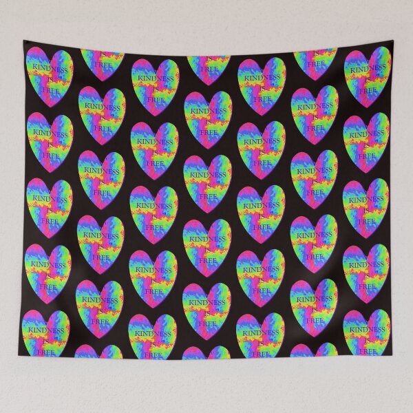 Item preview, KINDNESS IS FREE,colorful abstraction designed and sold by Adri Barnard.