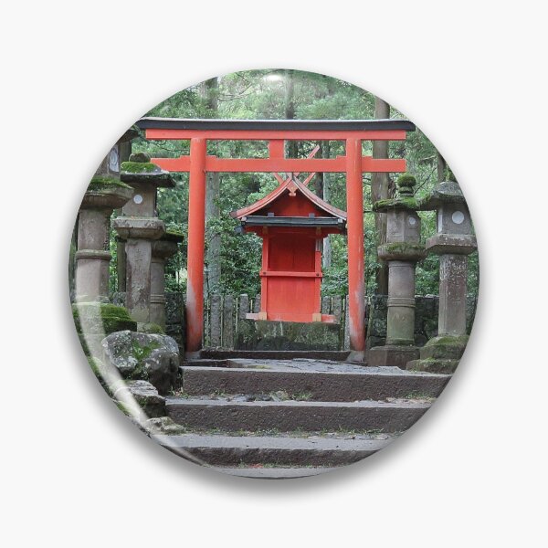 Item preview, Fushimi Inari Altar, Red Torii Gate and Stone Lanterns designed and sold by Linda Walsh.